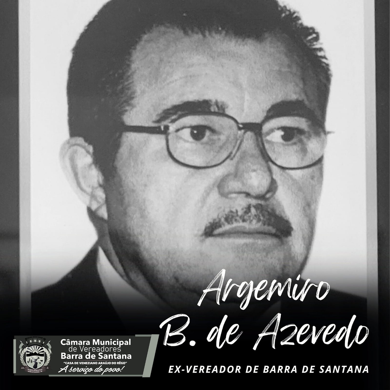 CÂMARA LAMENTA A MORTE DO EX-VEREADOR ARGEMIRO CÂMARA LAMENTA A MORTE DO EX-VEREADOR ARGEMIRO