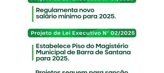 PROJETOS APROVADOS NA SESSÃO EXTRAORDINÁRIA DO DIA 16 DE JANEIRO DE 2025