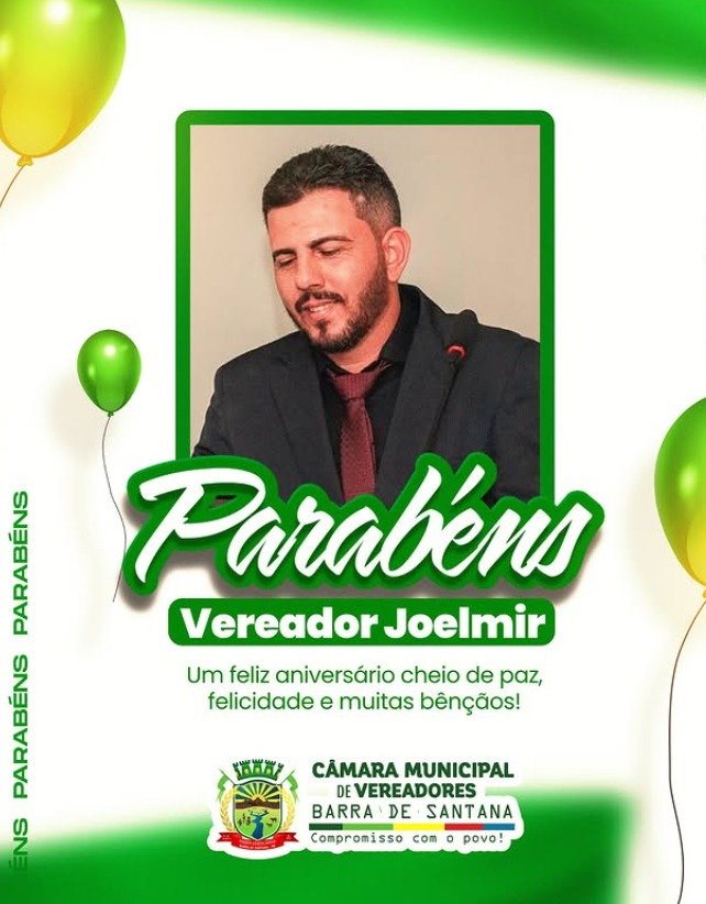 Parabéns Vereador Joelmir! Parabéns Vereador Joelmir!