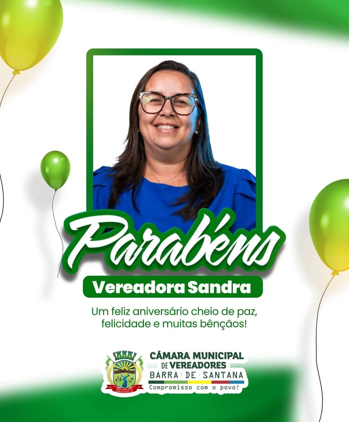 Feliz Aniversário, Vereadora Sandra Moura! 