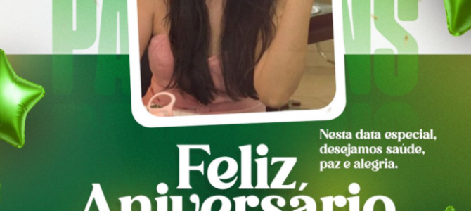 Feliz Aniversário, Amanda Lidia!