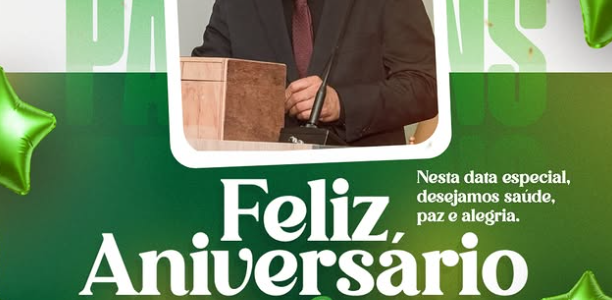 Feliz Aniversário Vereador Joelmir!