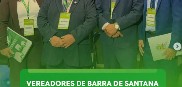 Os vereadores de Barra de Santana estão participando da XXVII Marcha dos Prefeitos em Brasília, evento que reúne representantes de todo o país para debater pautas importantes voltadas ao fortalecimento dos municípios brasileiros.