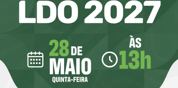 📢 A Câmara Municipal de Barra de Santana convida todos para participarem da Audiência Pública da LDO 2027.